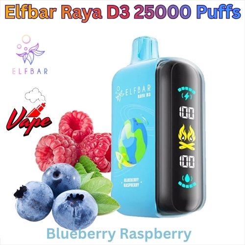 Elfbar Raya D3 25000 Puffs Blueberry Raspberry