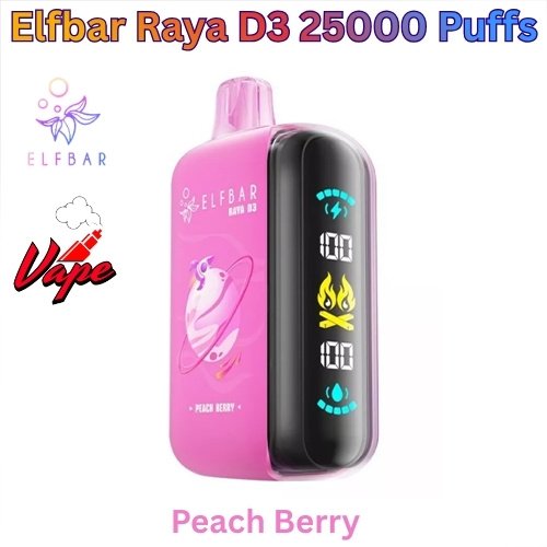 Elfbar Raya D3 25000 Puffs Peach Berry