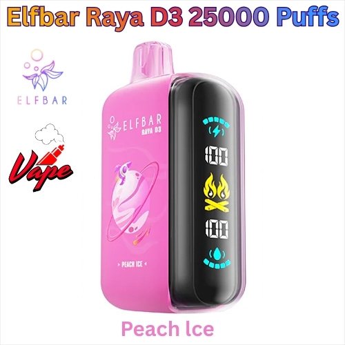 Elfbar Raya D3 25000 Puffs Peach lce