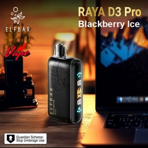 Elfbar Raya D3 Pro 30000 Puffs Blackberry Ice
