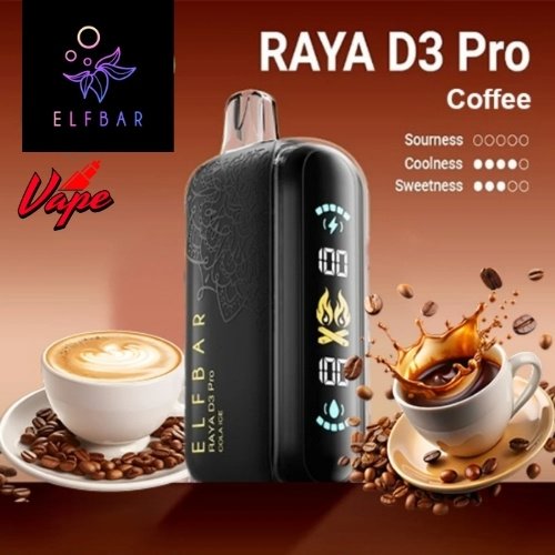 Elfbar Raya D3 Pro 30000 Puffs Coffee