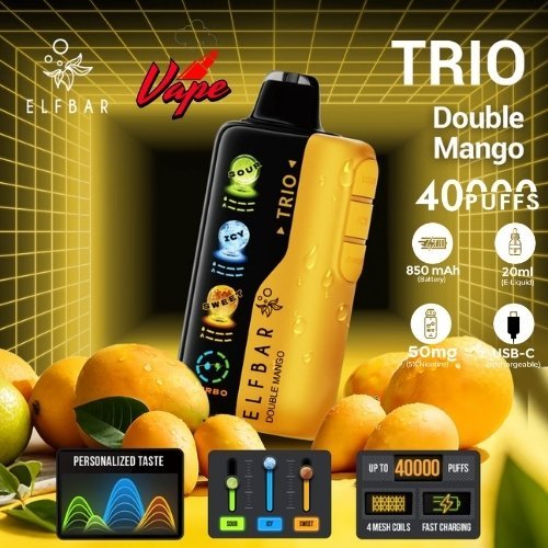 Elfbar Trio 40000 Puffs Double Mango