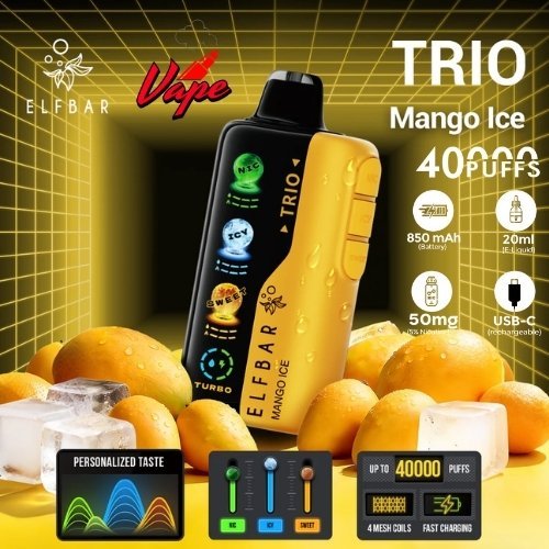 Elfbar Trio 40000 Puffs Mango Ice