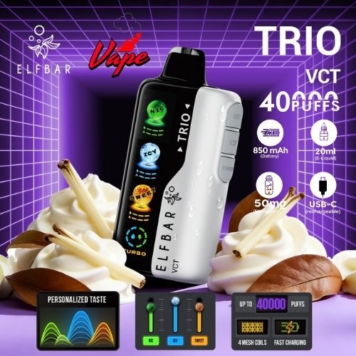 Elfbar Trio 40000 Puffs VCT