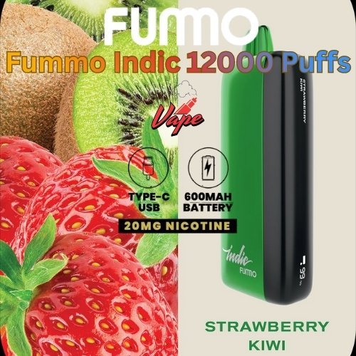 Fummo Indic 12000 Puffs 20MG Strawberry Kiwi