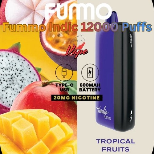 Fummo Indic 12000 Puffs 20MG Tropical Fruits