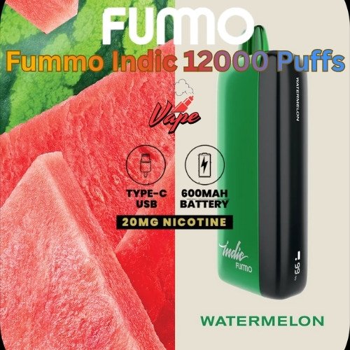 Fummo Indic 12000 Puffs 20MG Watermelon