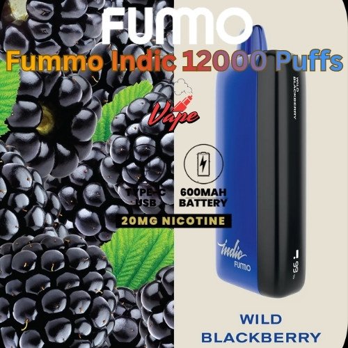 Fummo Indic 12000 Puffs 20MG Wild Blackberry