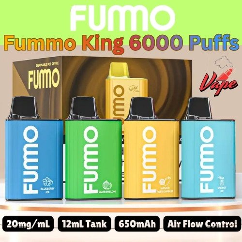 Fummo King 6000 Puffs 20MG All Flavors (1)