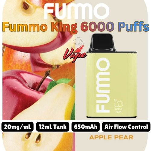 Fummo King 6000 Puffs 20MG Apple Pear