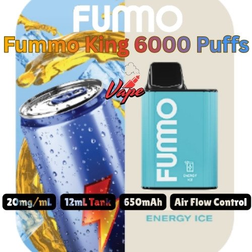 Fummo King 6000 Puffs 20MG Energy Ice