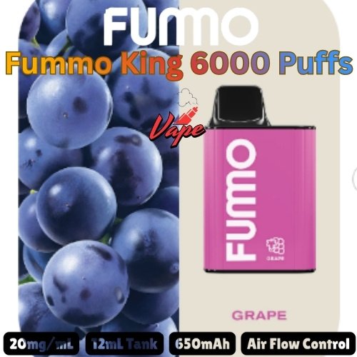 Fummo King 6000 Puffs 20MG Grape