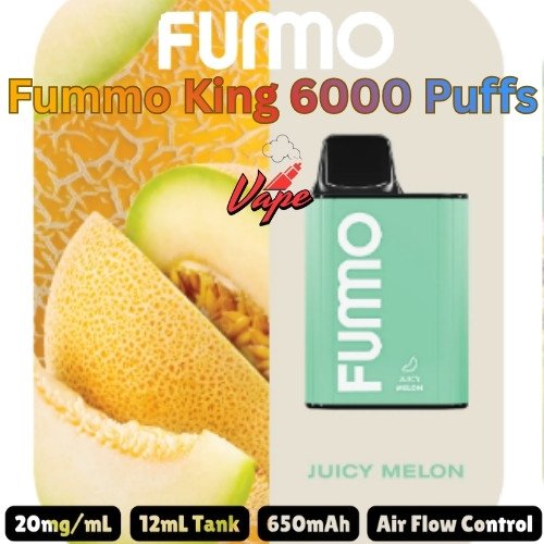 Fummo King 6000 Puffs 20MG Juicy Melon