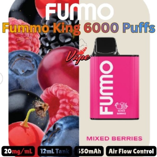 Fummo King 6000 Puffs 20MG Mixed Berries