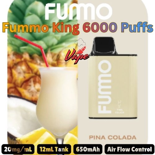 Fummo King 6000 Puffs 20MG Pina Colada