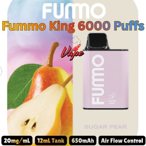 Fummo King 6000 Puffs 20MG Sugar Pear