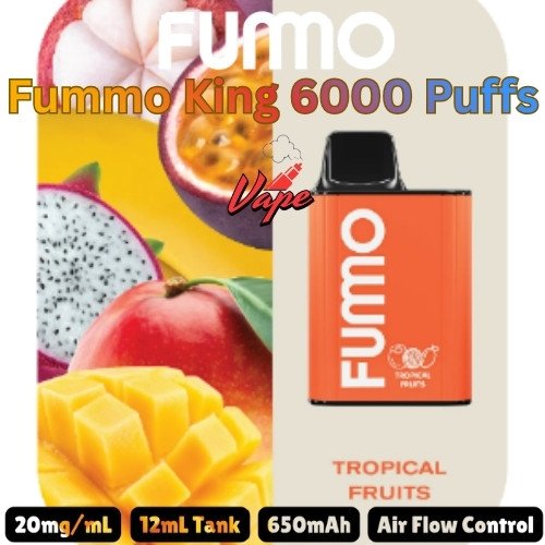Fummo King 6000 Puffs 20MG Tropical Fruits