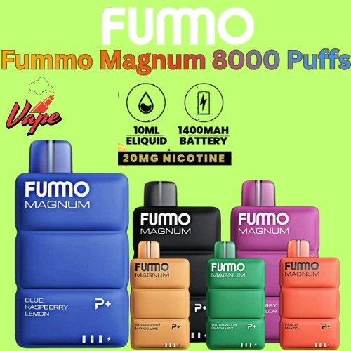 Fummo Magnum 8000 Puffs 20MG All Flavors (1)