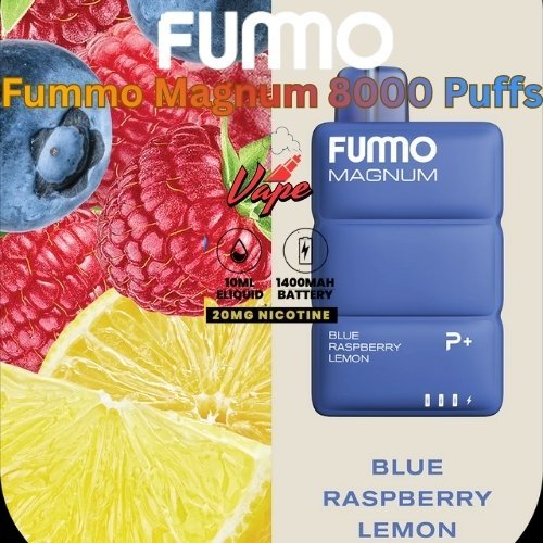 Fummo Magnum 8000 Puffs 20MG Blue Raspberry Lemon