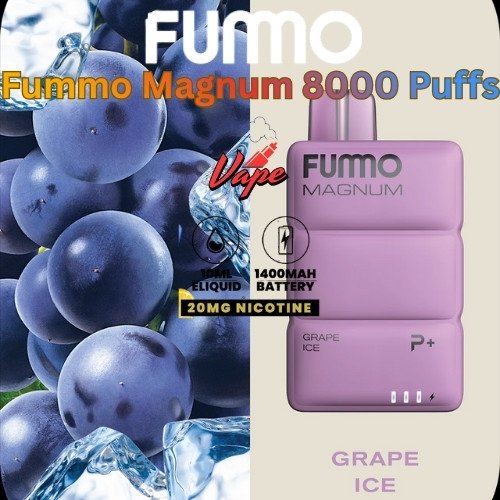 Fummo Magnum 8000 Puffs 20MG Grape Ice