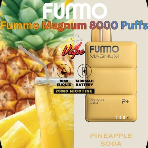 Fummo Magnum 8000 Puffs 20MG Pineapple Soda