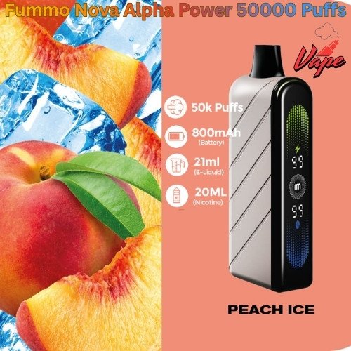 Fummo Falcon GTS 20000 Puffs 20MG Peach lce