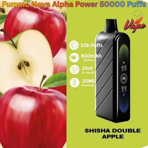 Fummo Falcon GTS 20000 Puffs 20MG Shisha Double Apple