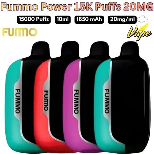 Fummo Power 15000 Puffs 20MG All Flavors in Dubai