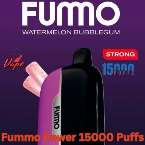 Fummo Power 15000 Puffs 20MG Watermelon Bubblegum