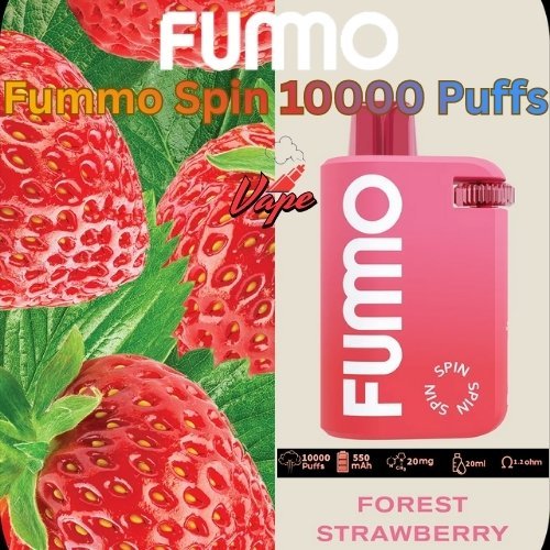 Fummo Spin 10000 Puffs 20MG Forest Strawberry