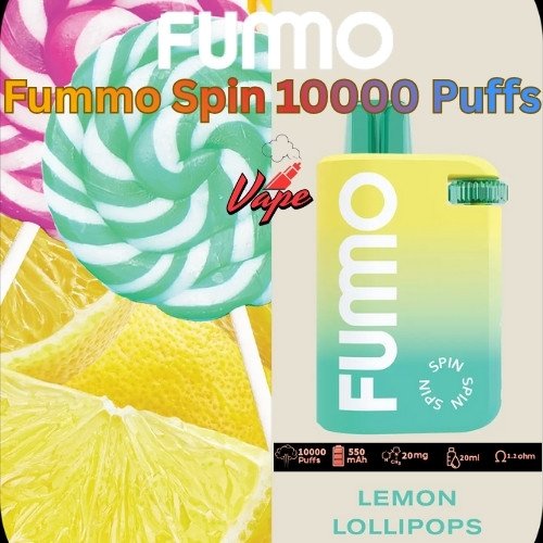 Fummo Spin 10000 Puffs 20MG Lemon Lollipops