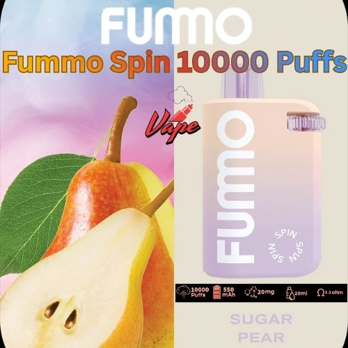 Fummo Spin 10000 Puffs 20MG Sugar Pear