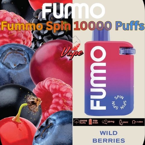 Fummo Spin 10000 Puffs 20MG Wild Berries