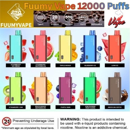 Fuumy Vape 12000 Puffs All Flavors
