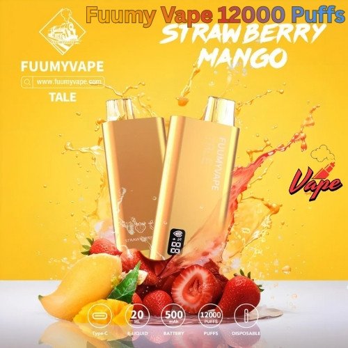 Fuumy Vape 12000 Puffs Strawberry Mango