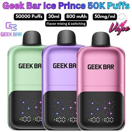 Geek Bar 2 Go Dual Flavor Mix 50000 Puffs 50MG All Flavors in UAE