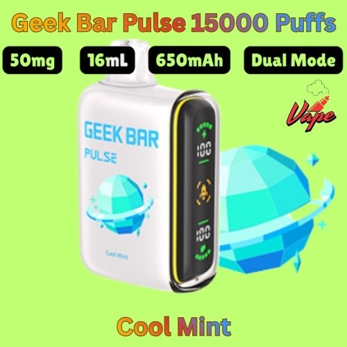 Geek Bar Pulse 15000 Puffs Cool Mint