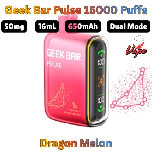 Geek Bar Pulse 15000 Puffs Dragon Melon