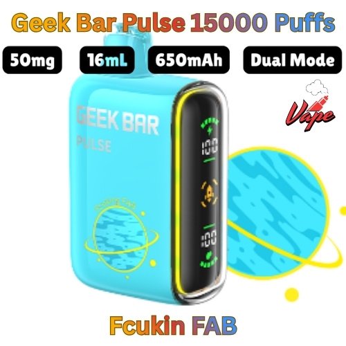 Geek Bar Pulse 15000 Puffs Fcukin FAB