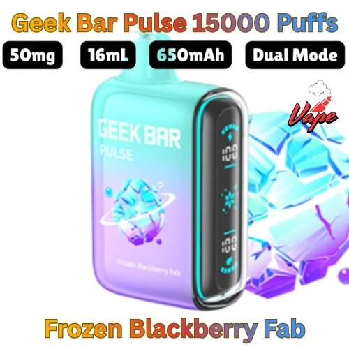 Geek Bar Pulse 15000 Puffs Frozen Blackberry Fab