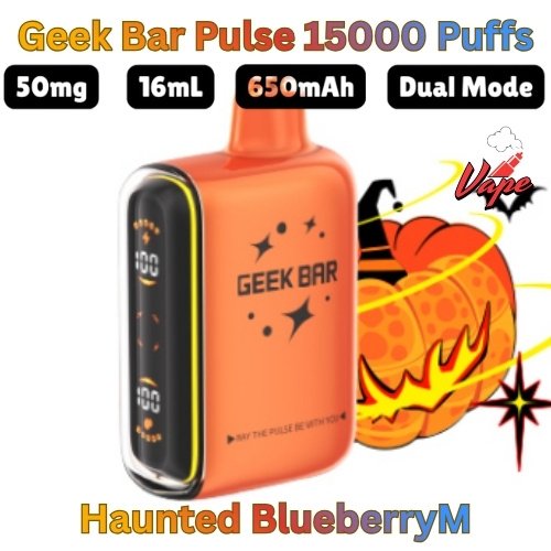 Geek Bar Pulse 15000 Puffs Haunted BlueberryM