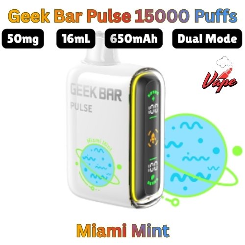 Geek Bar Pulse 15000 Puffs Miami Mint