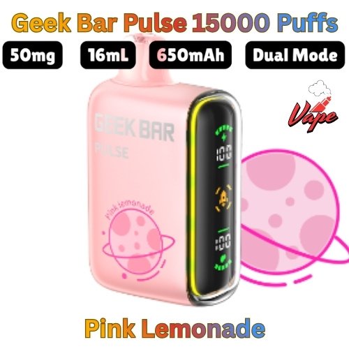 Geek Bar Pulse 15000 Puffs Pink Lemonade