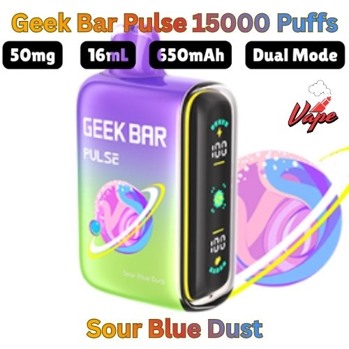 Geek Bar Pulse 15000 Puffs Sour Blue Dust