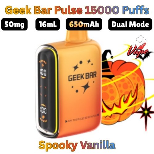 Geek Bar Pulse 15000 Puffs Spooky Vanilla