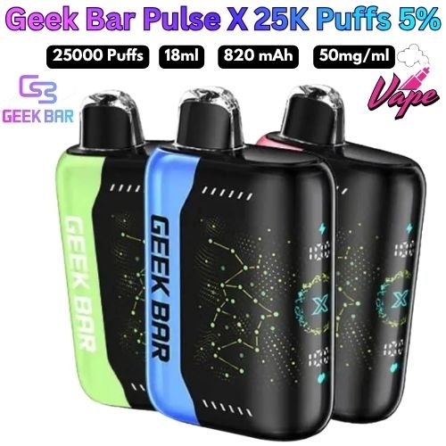 Geek Bar Pulse X 25000 Puffs 50MG All Flavors in Dubai