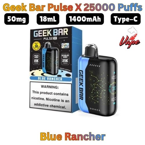 Geek Bar Pulse X 25000 Puffs Blue Rancher