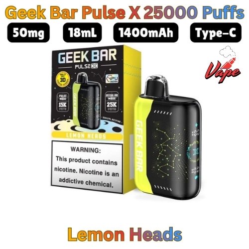 Geek Bar Pulse X 25000 Puffs Lemon Heads