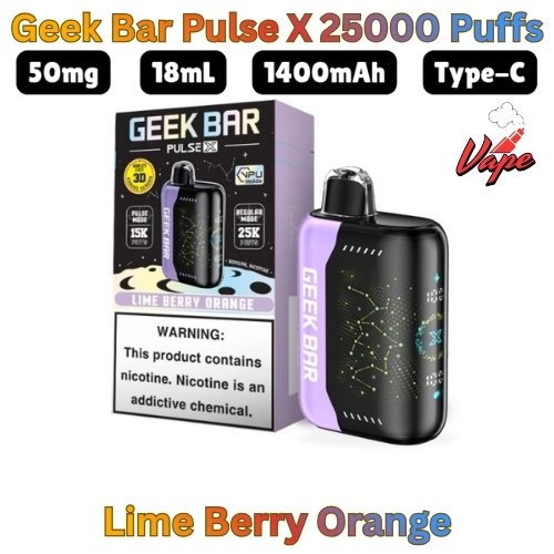 Geek Bar Pulse X 25000 Puffs Lime Berry Orange