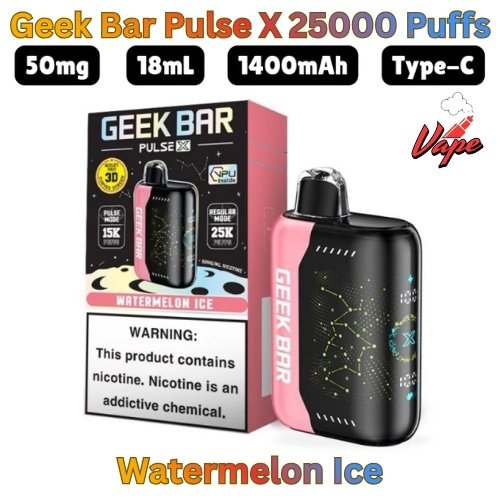 Geek Bar Pulse X 25000 Puffs Watermelon Ice